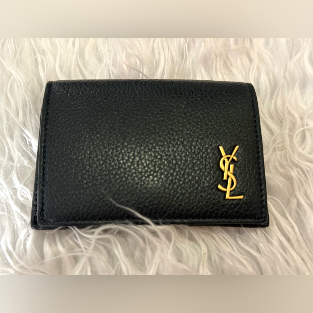 Ysl Saint Laurent Flap Card Case Authentic